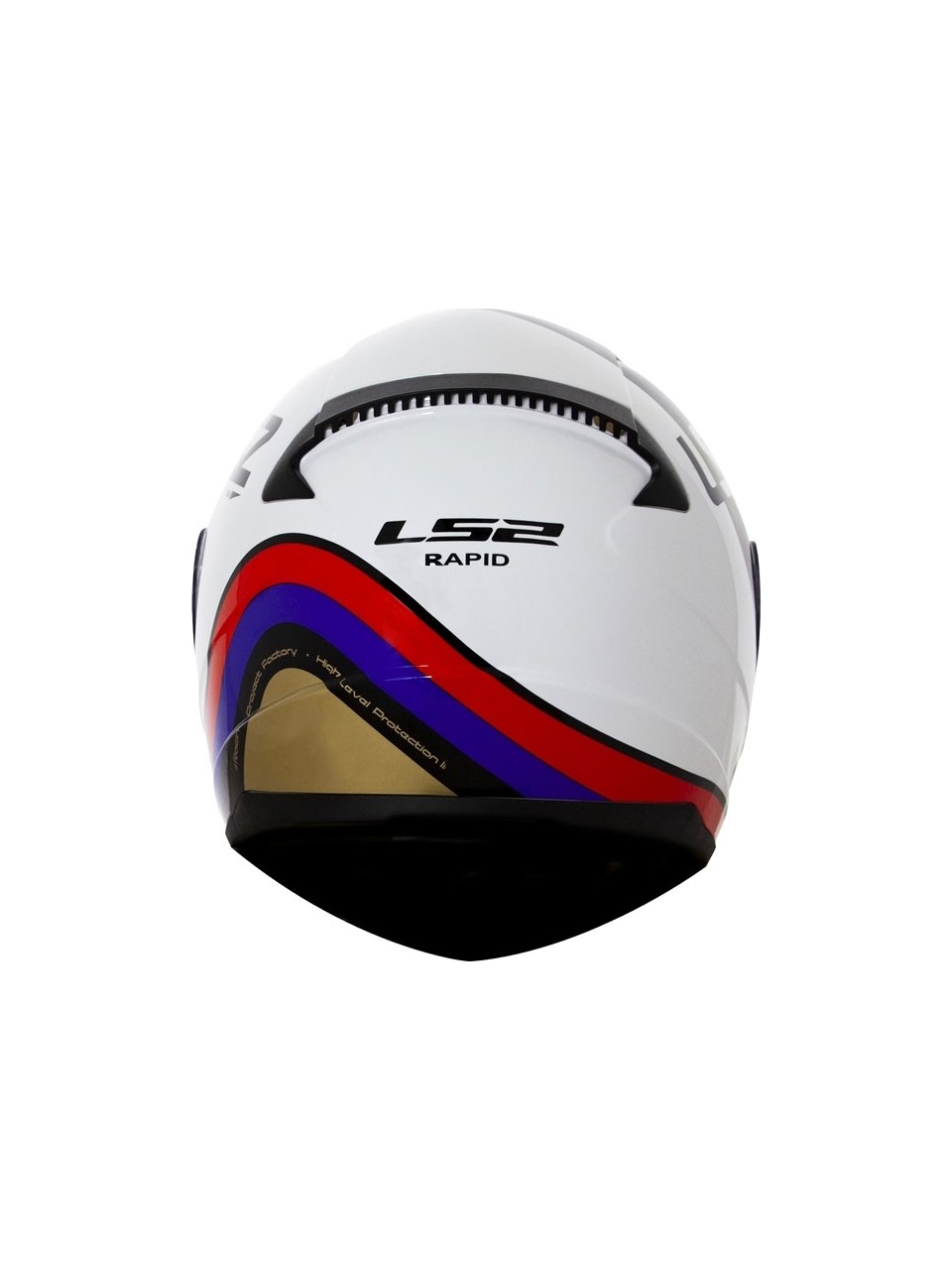 LS2 RAPID STARK WHITE BLUE RED GOLD