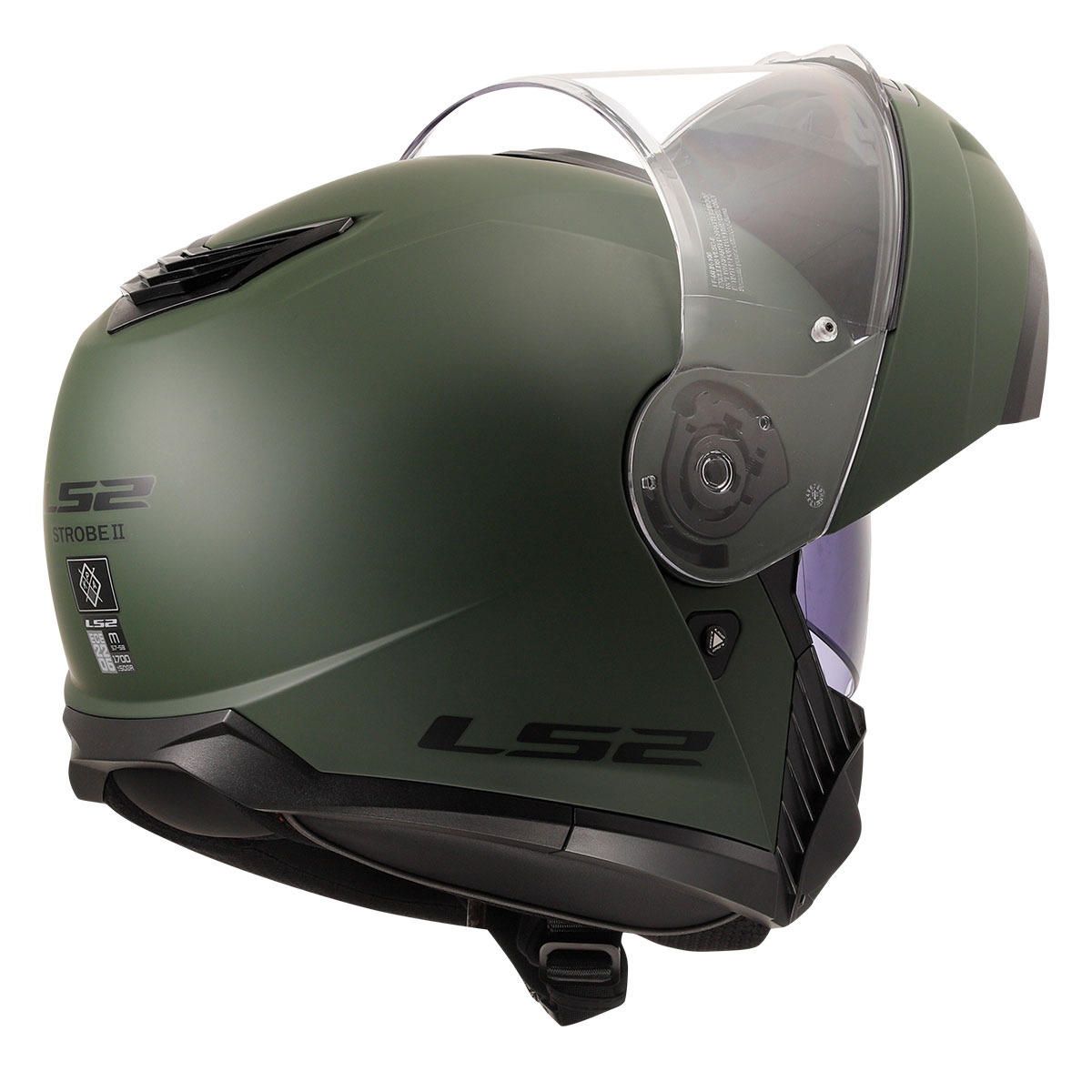LS2 STROBE 2 MAT YEŞİL KASK