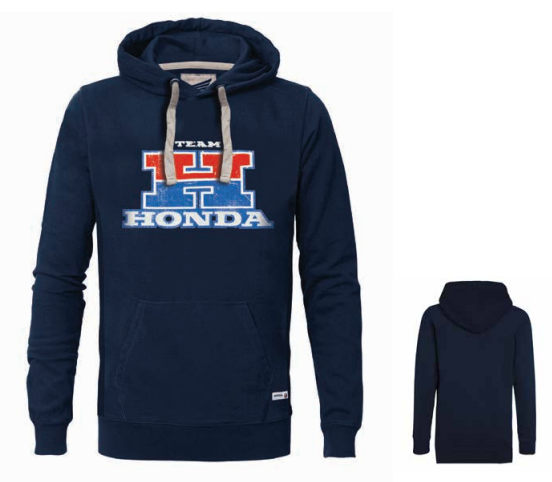 HONDA H LOGOLU KAPÜŞONLU LACİVERT SWEATSHIRT